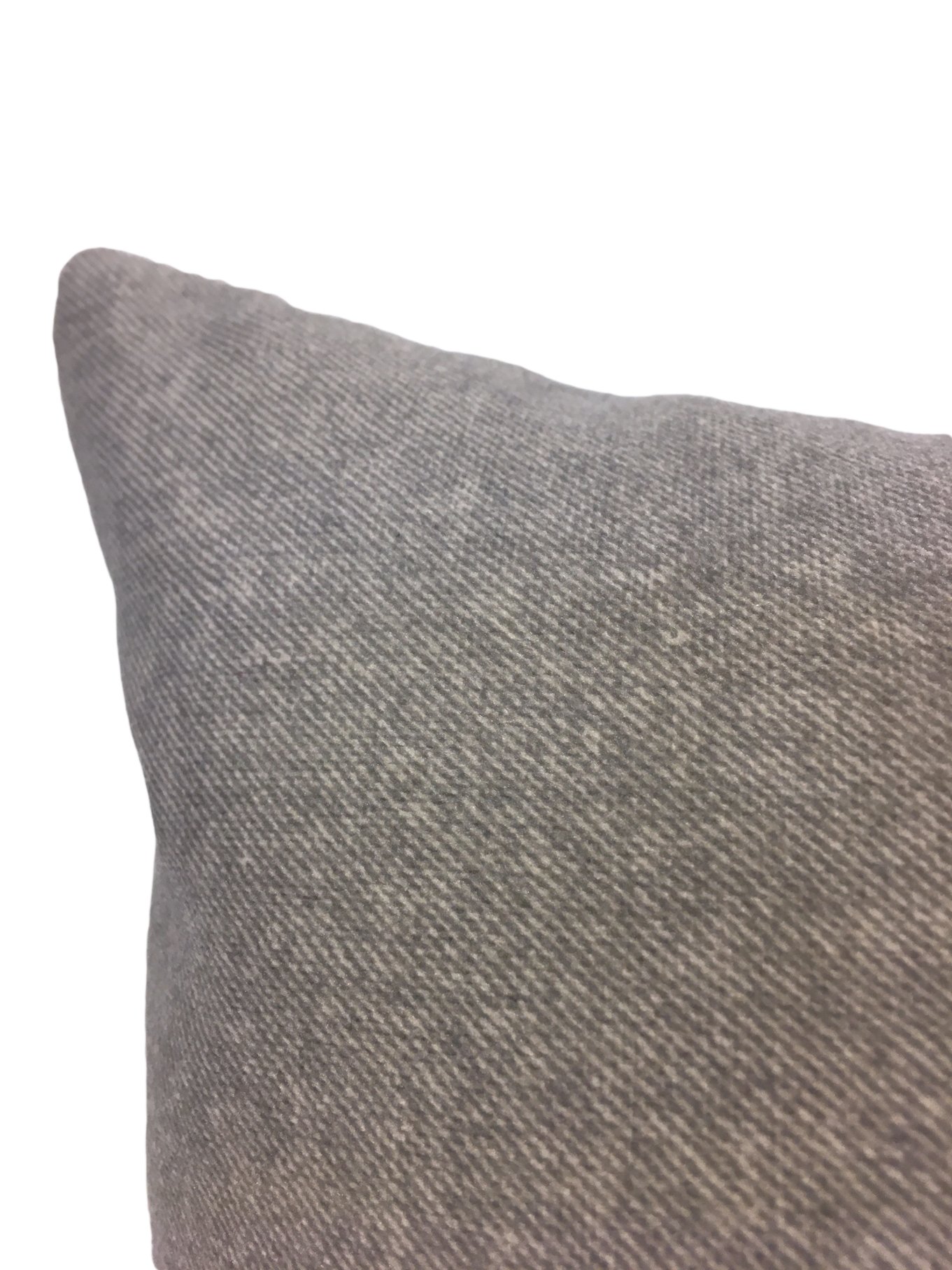 Loft Silver Throw Pillow 20x20