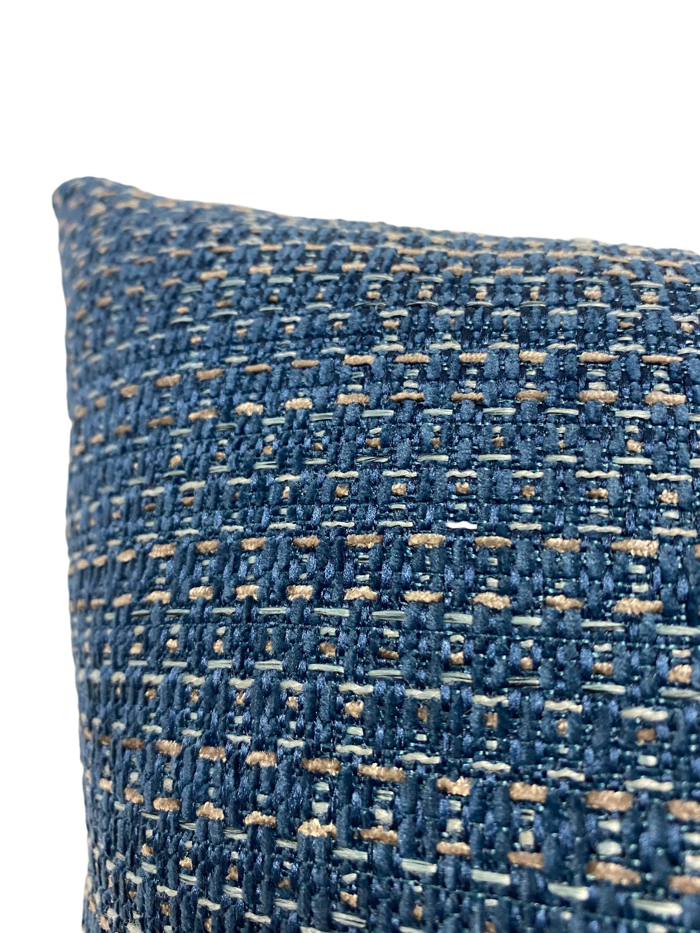 Logic Sapphire Blue Throw Pillow 20x20