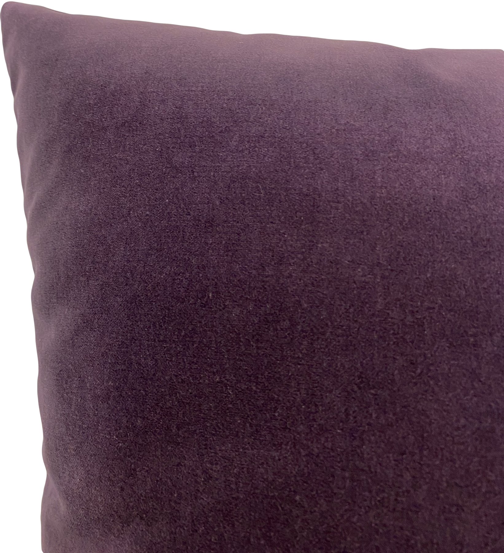 Luscious Velvet Deep Purple Euro Pillow 25x25