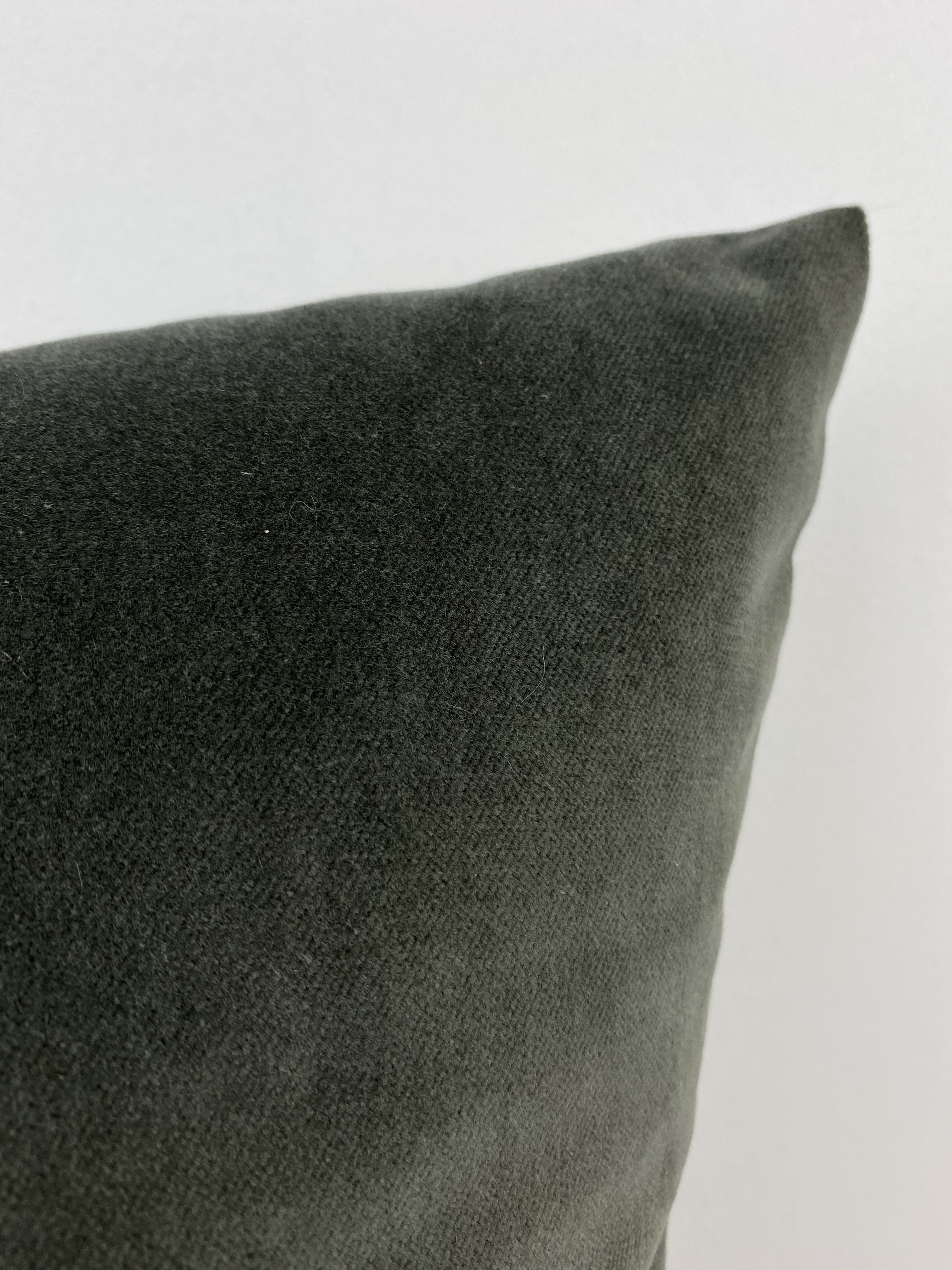 Luscious Velvet Granite Throw Pillow 20x20