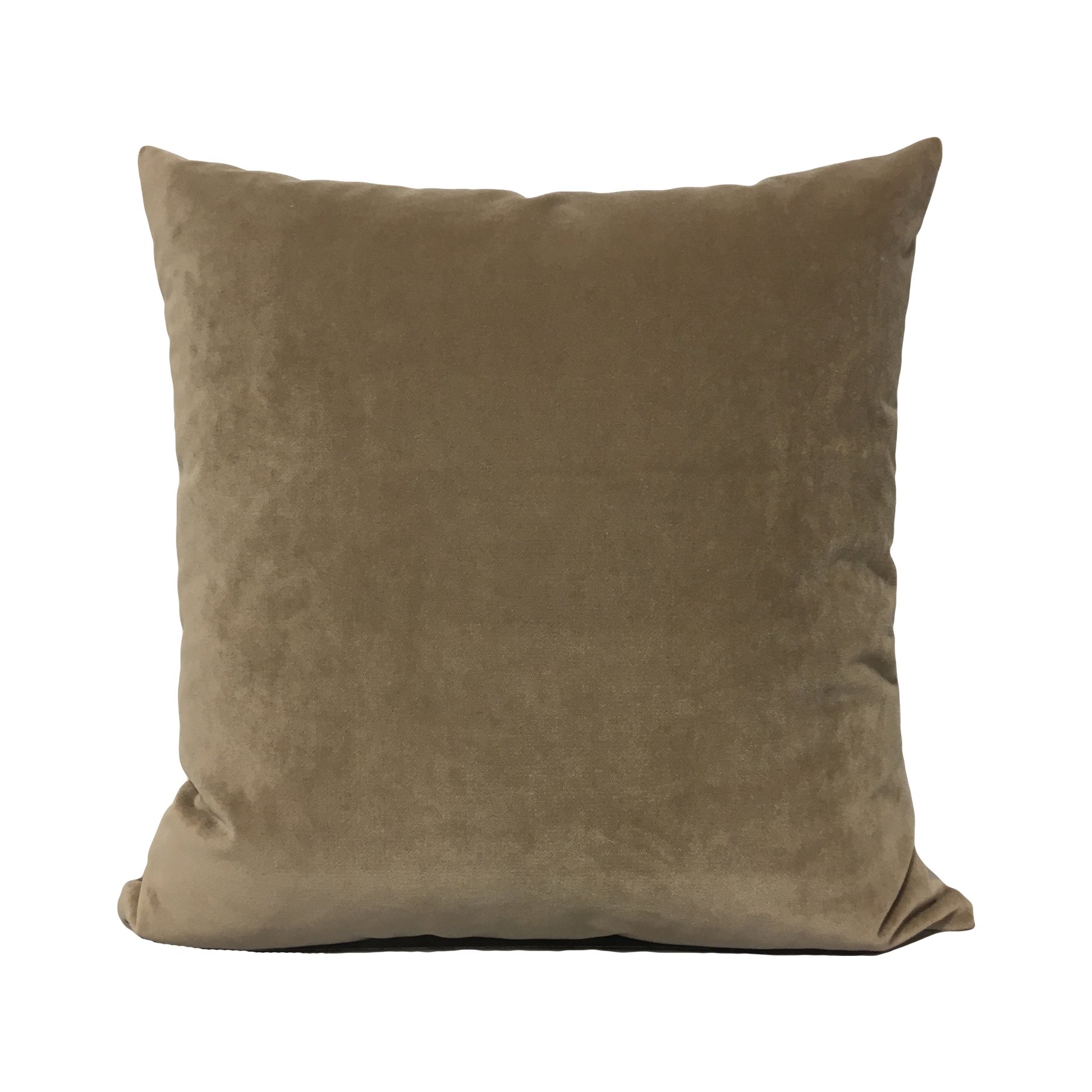 Luscious Velvet Stone Throw Pillow 20x20