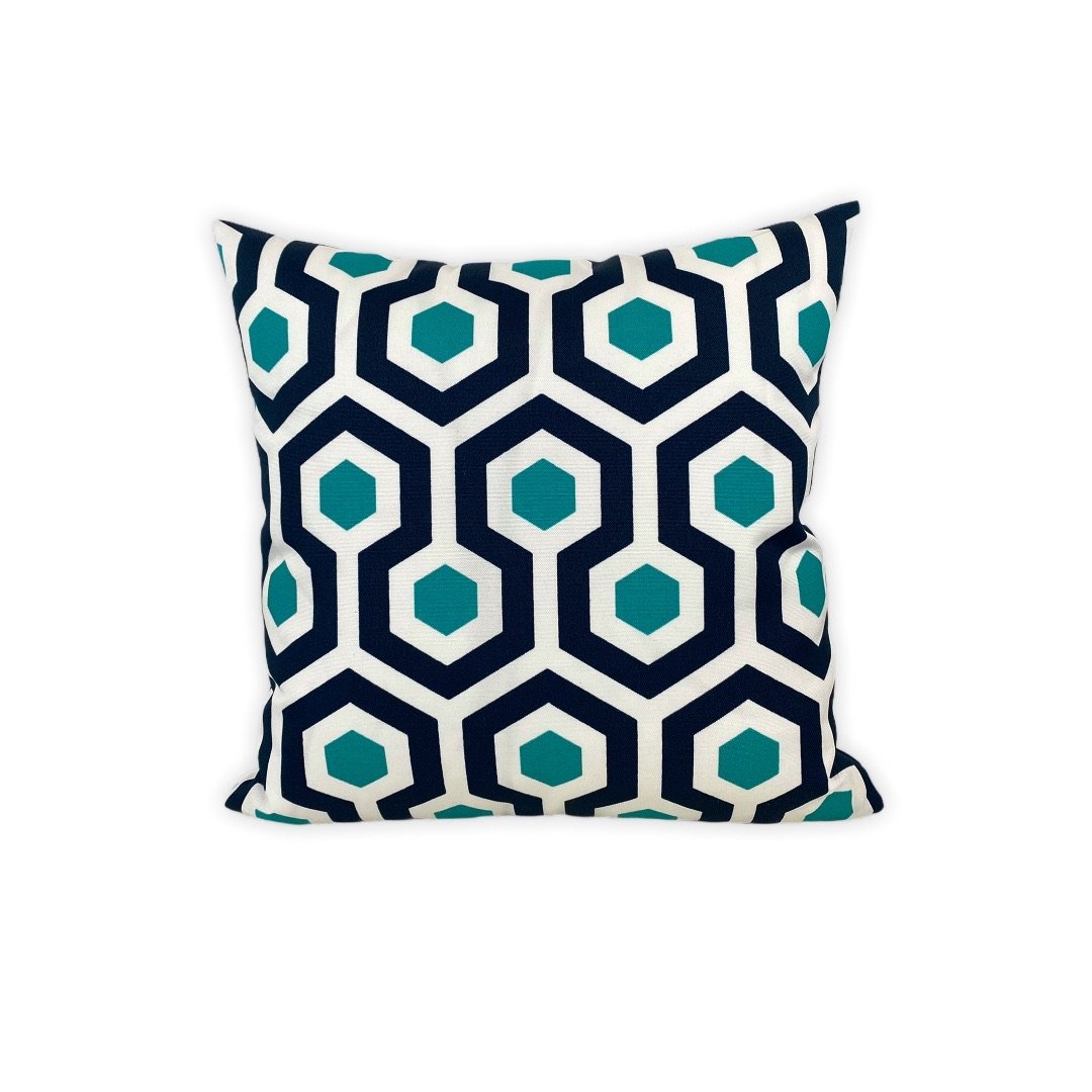 Magna Oxford Honeycomb Throw Pillow 17x17