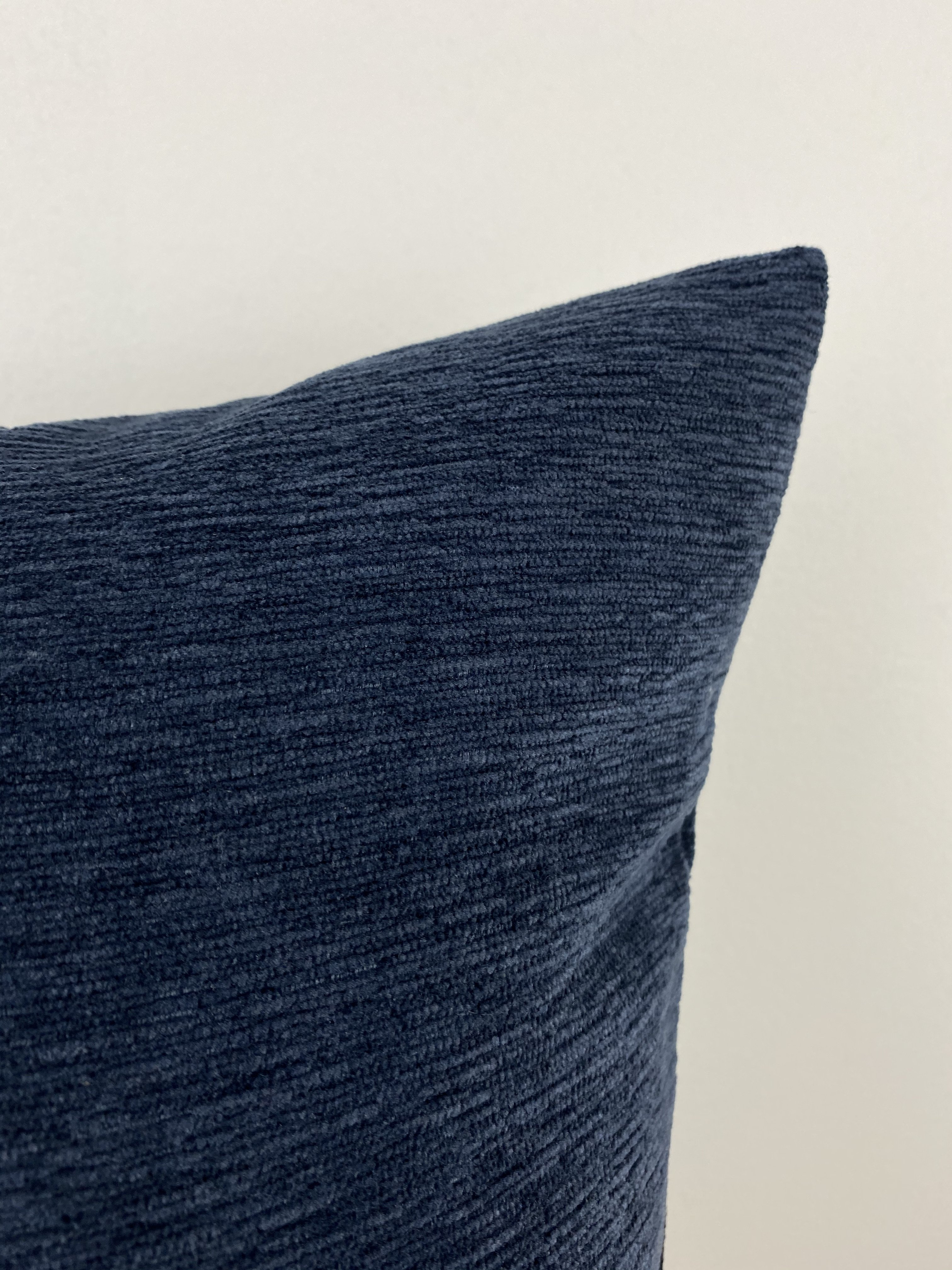 McCoy Navy Blue Throw Pillow 17x17