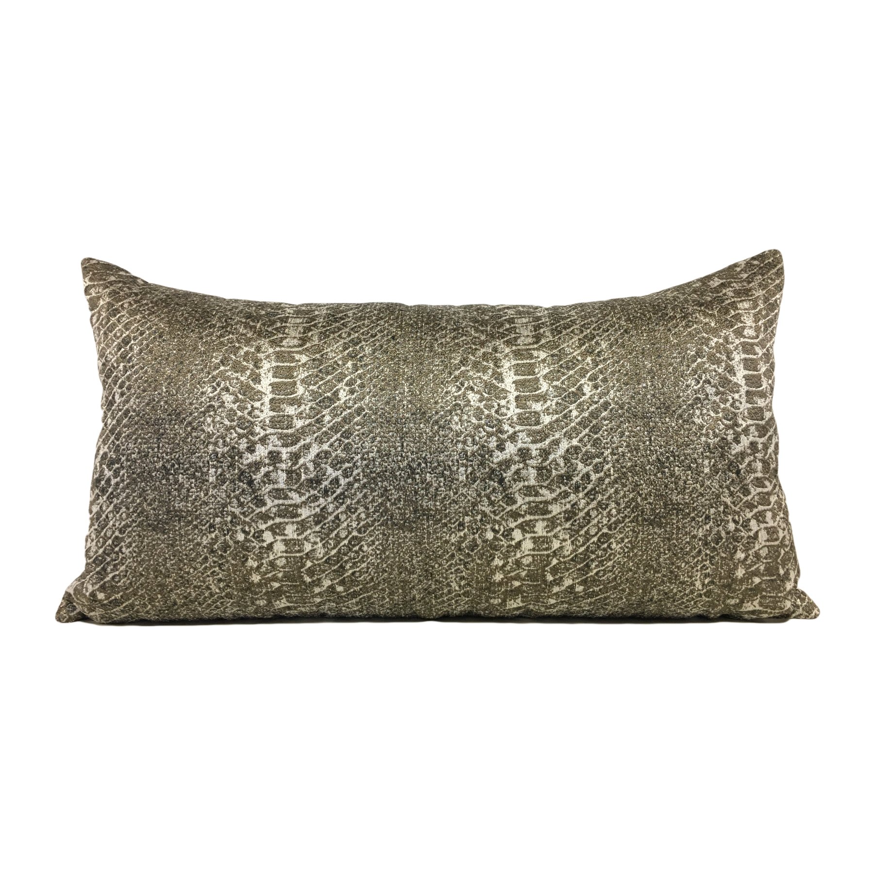 Medusa Earthen Lumbar Pillow 12x22