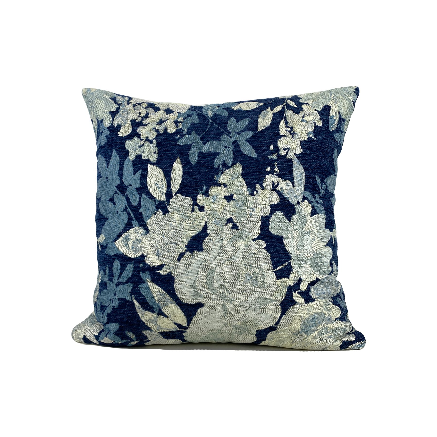 Mirabella Blue Throw Pillow 17x17